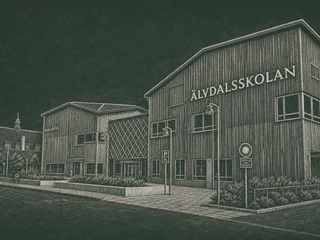 Älvdalsskolan, Älvdalen — illustrerat skolporträtt