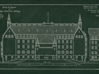 Hvitfeldtska gymnasiet, Göteborg — illustrerat skolporträtt