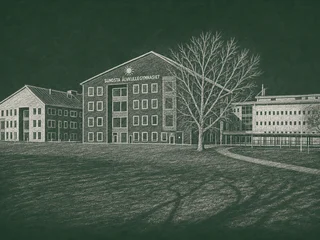 Sundsta-Älvkullegymnasiet, Karlstad — illustrerat skolporträtt
