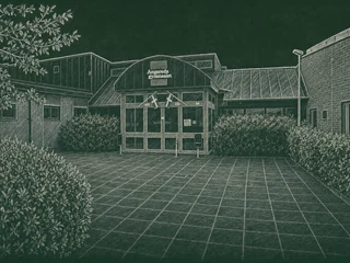Angeredsgymnasiet, Göteborg — illustrated school portrait