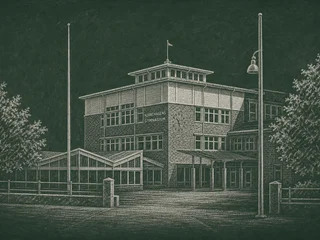 Hulebäcksgymnasiet, Härryda — illustrated school portrait