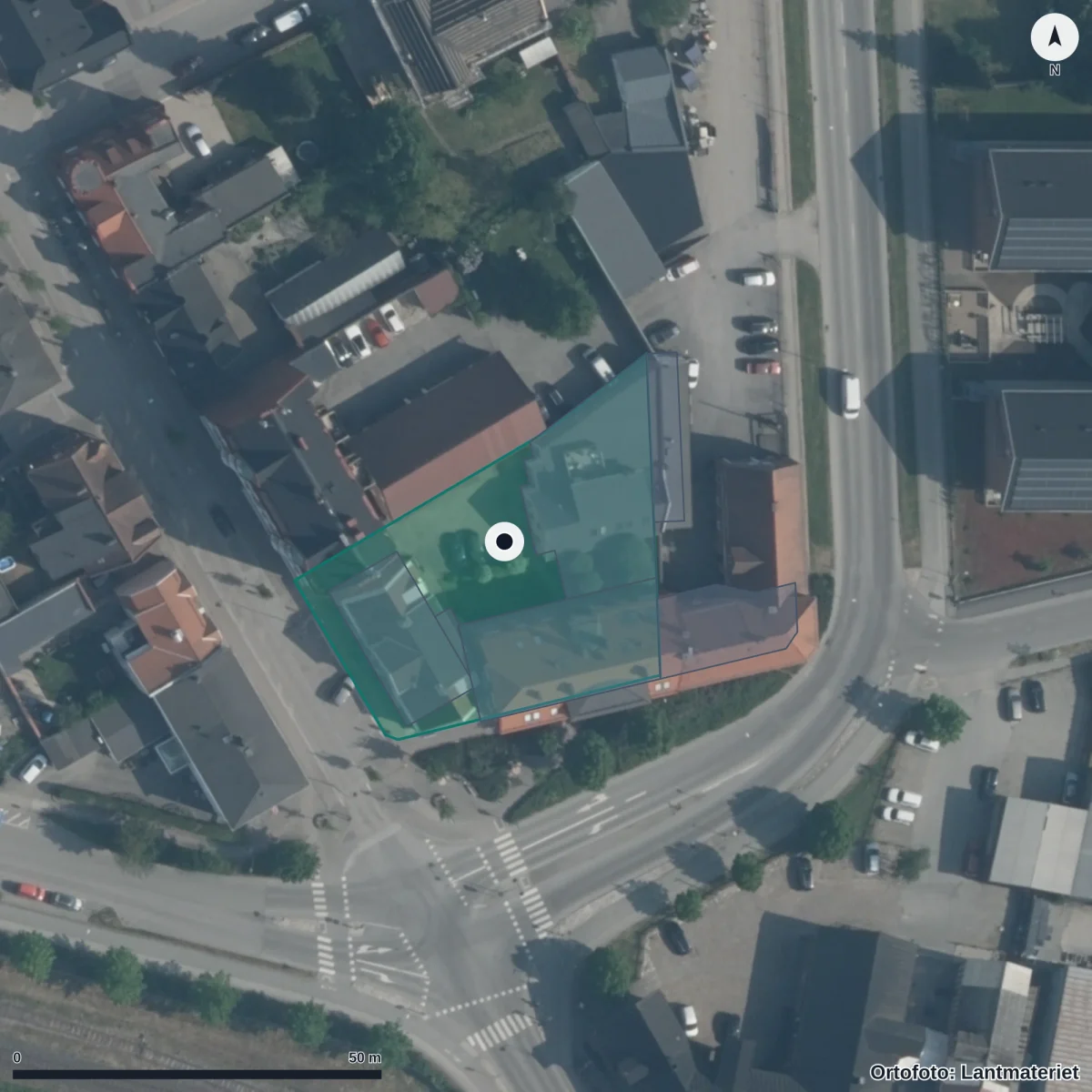 Aerial view of Nils Holgerssongy i Skurup, orthophoto from Lantmäteriet