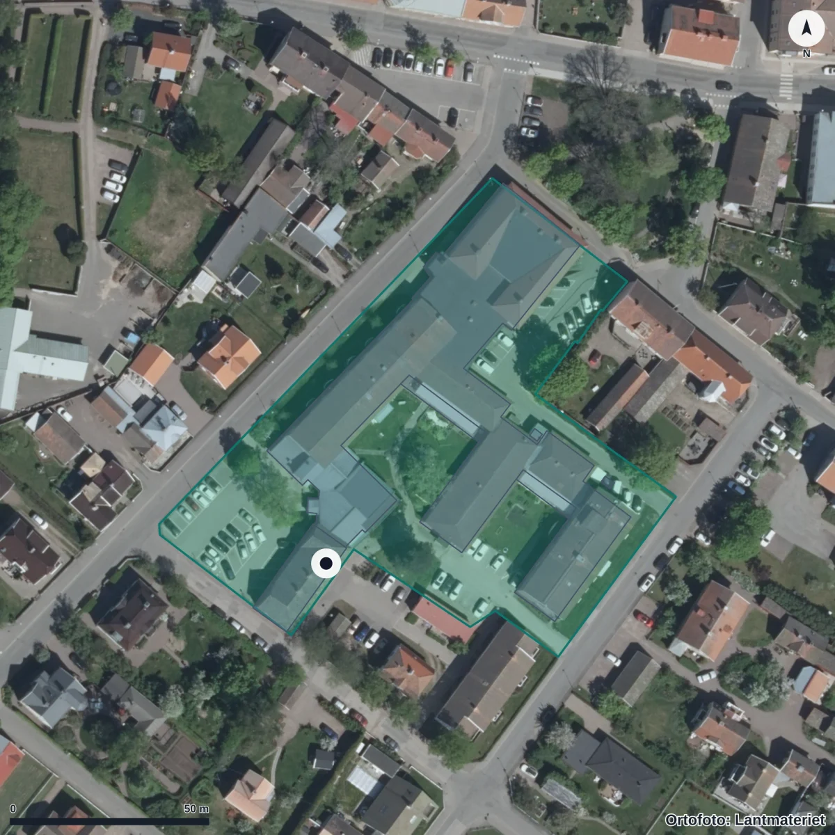 Aerial view of Sfi, orthophoto from Lantmäteriet