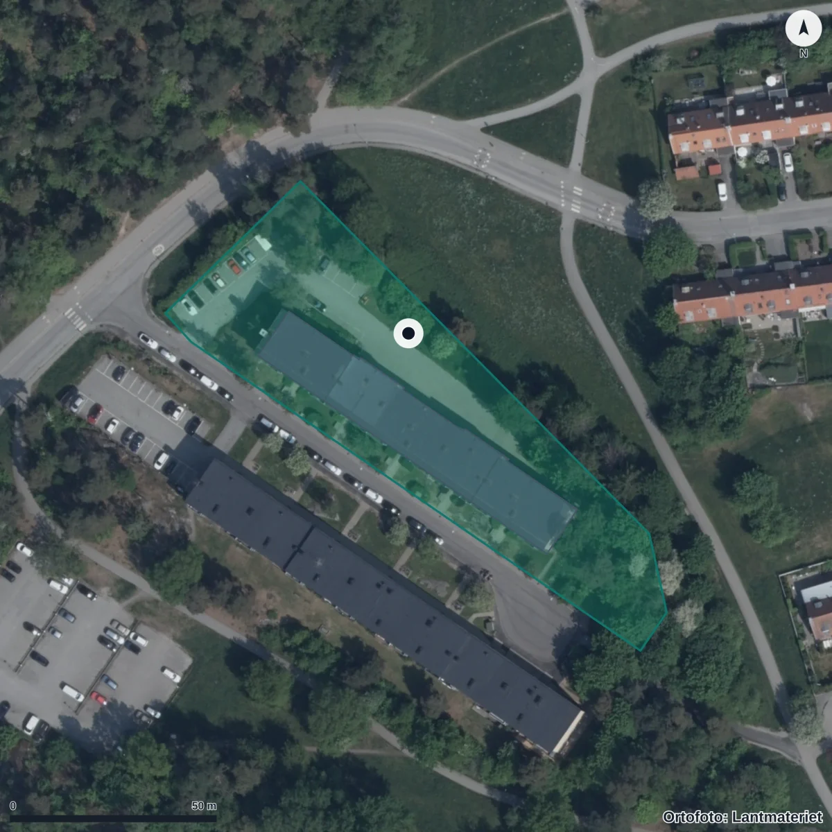 Aerial view of I Ur Och Skur På Stubben, orthophoto from Lantmäteriet