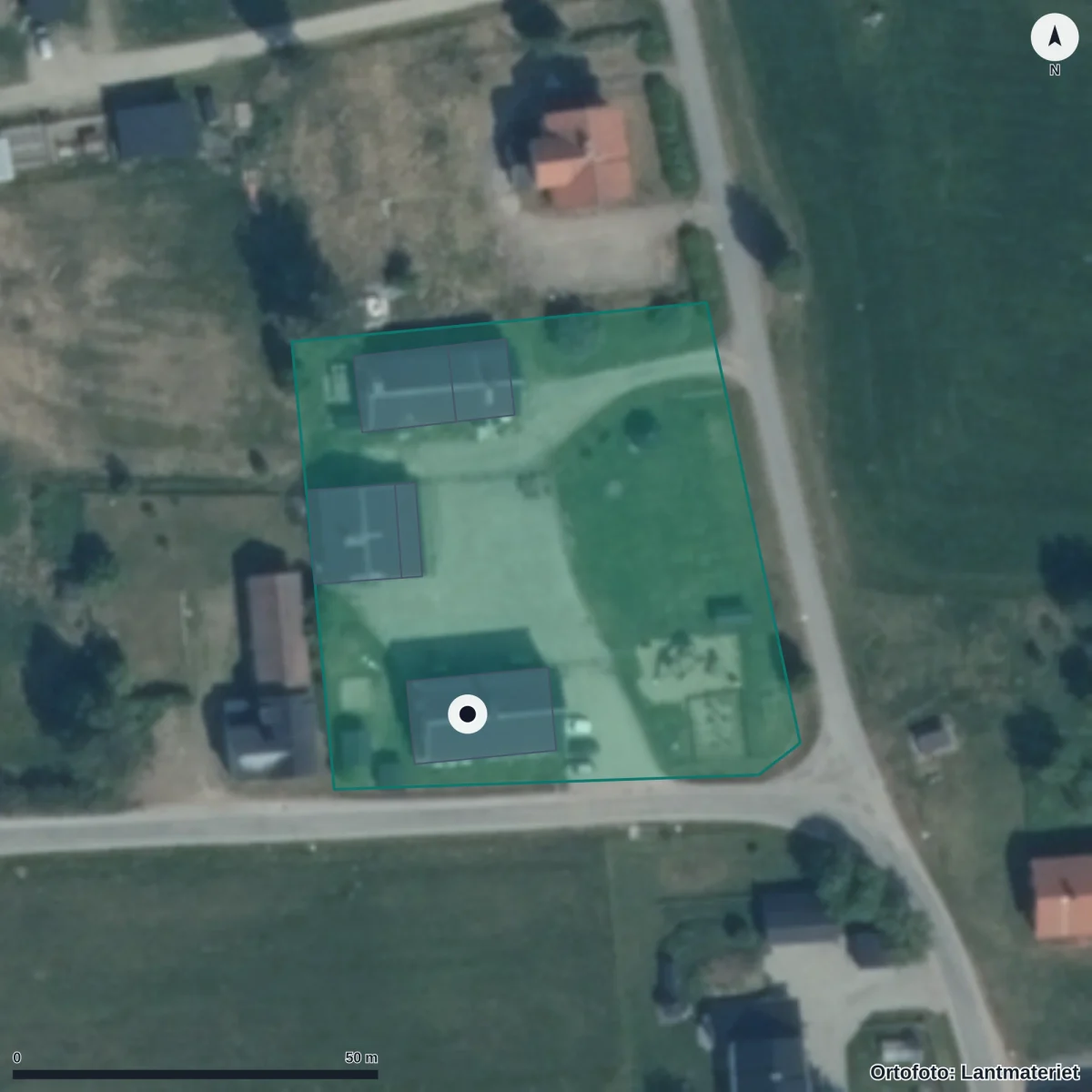 Aerial view of Föräldrakooperativet Lek Och Bus, orthophoto from Lantmäteriet