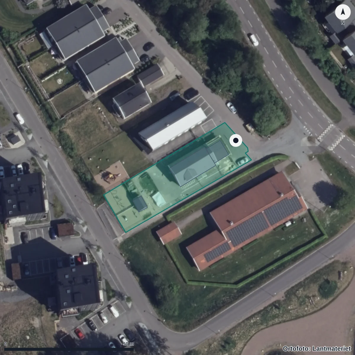 Aerial view of Little Kids, orthophoto from Lantmäteriet