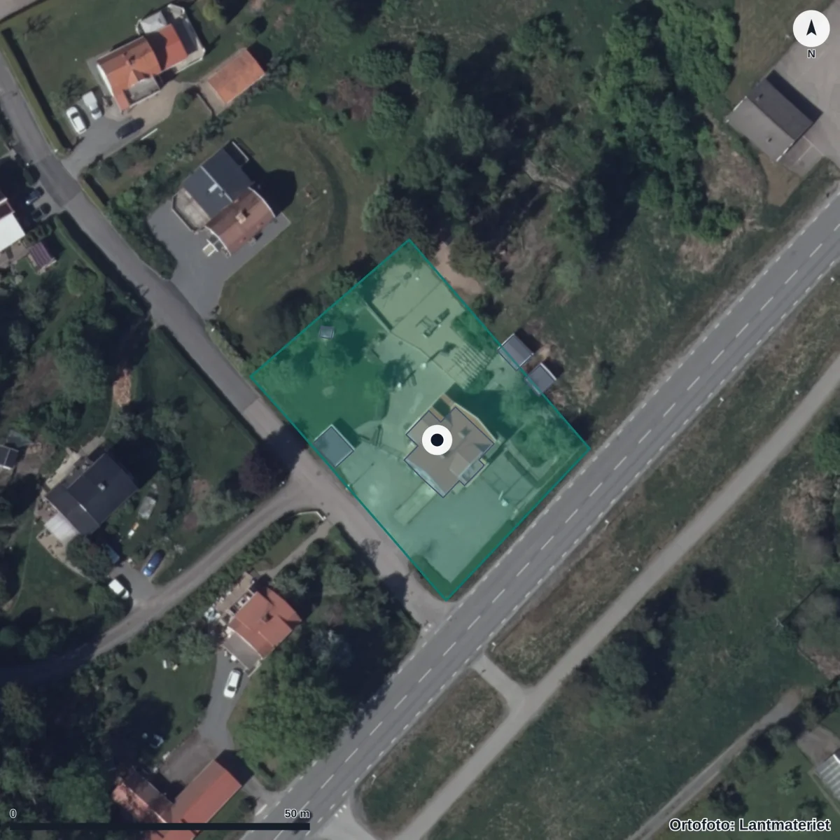 Aerial view of Föräldrakooperativet Alkotten, orthophoto from Lantmäteriet