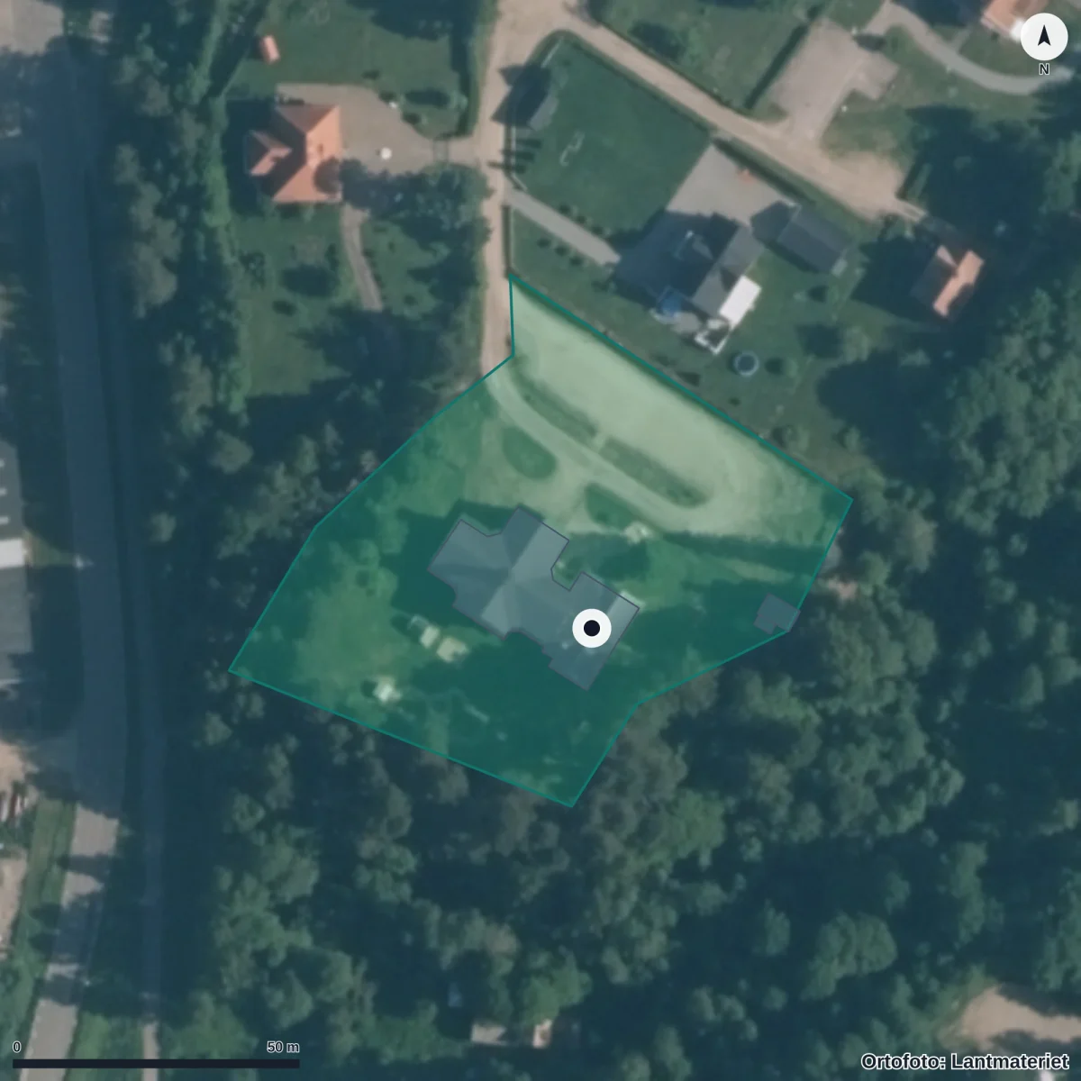 Flygbild över Stubbar Och Kottar, ortofoto från Lantmäteriet