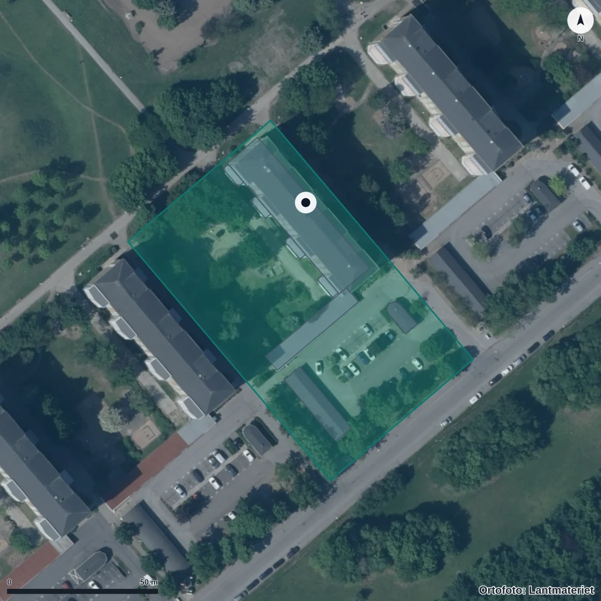 Aerial view of Barnens Förskola I Arlöv AB, orthophoto from Lantmäteriet