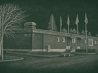 Chalkboard-illustration av Internationella Engelska Skolan Karlstad, Karlstad