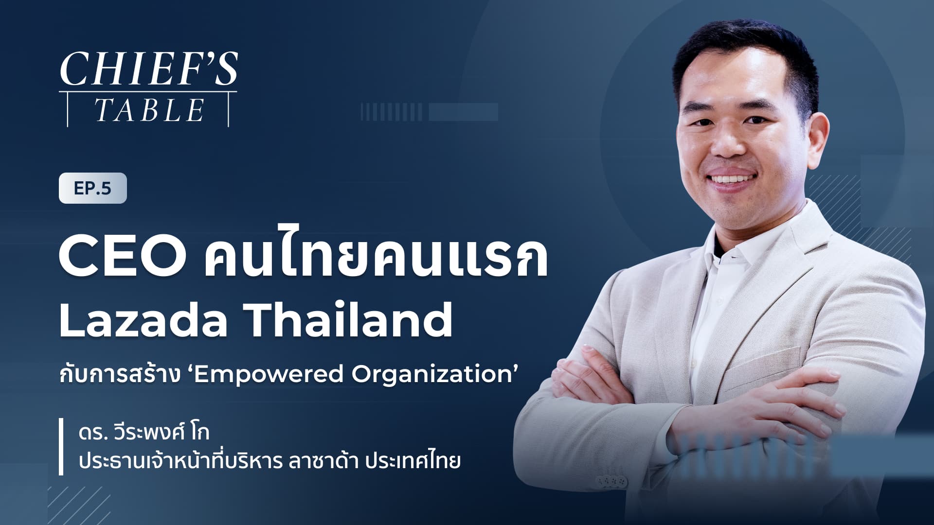 EP.05 CEO แห่ง Lazada Thailand
กับการสร้าง ‘Empowered Organization’