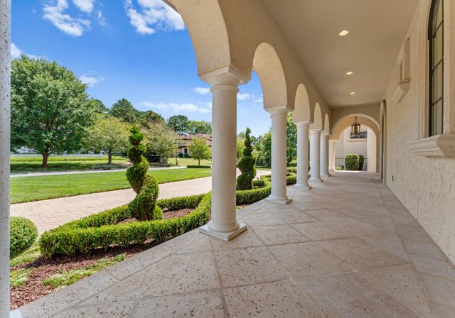 Covered Front Terrace