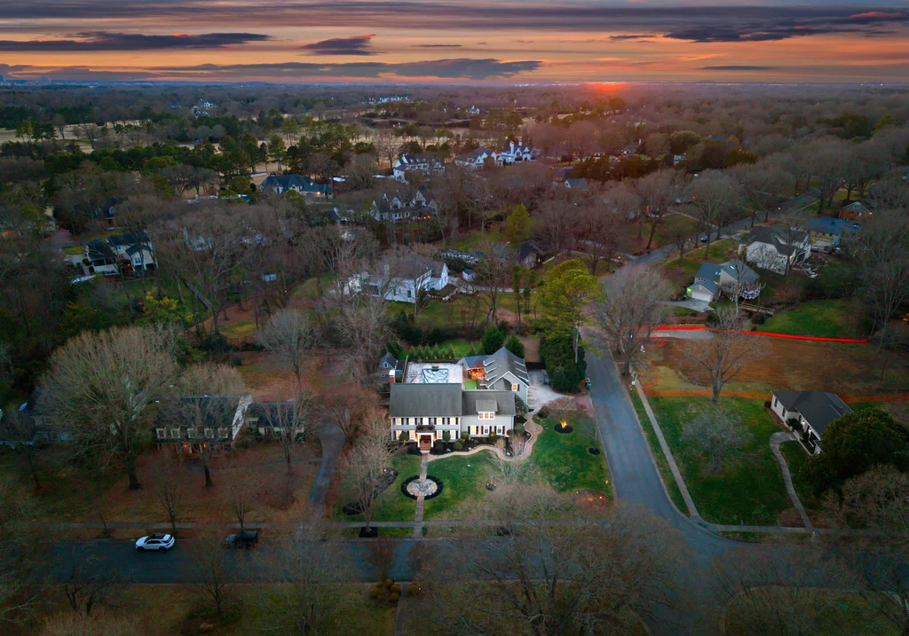 River Ridge Road_Drone Twilight-04