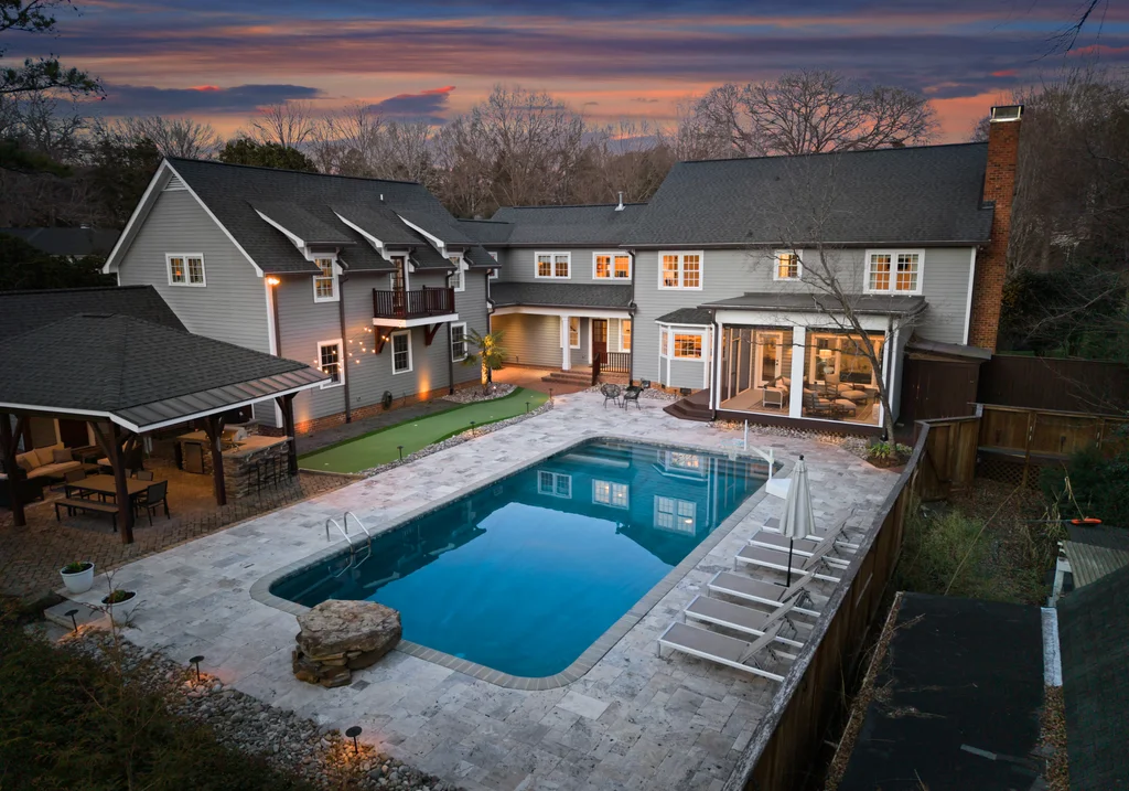 River Ridge Road_Drone Twilight-08