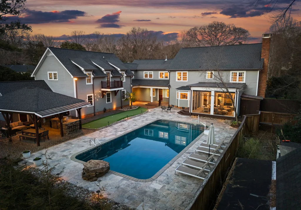 River Ridge Road_Drone Twilight-09