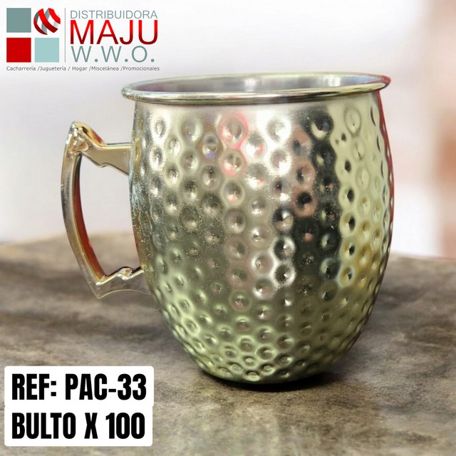 Pocillo En Acero Inoxidable 550Ml Color Dor