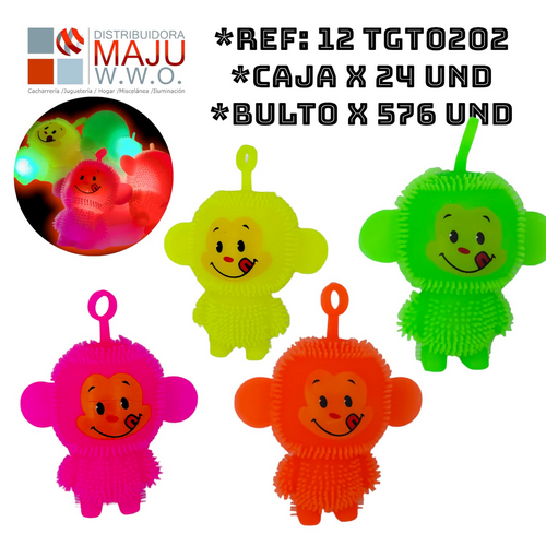Tgt0202-Bolitron Con Luz Micos Colores Varios C