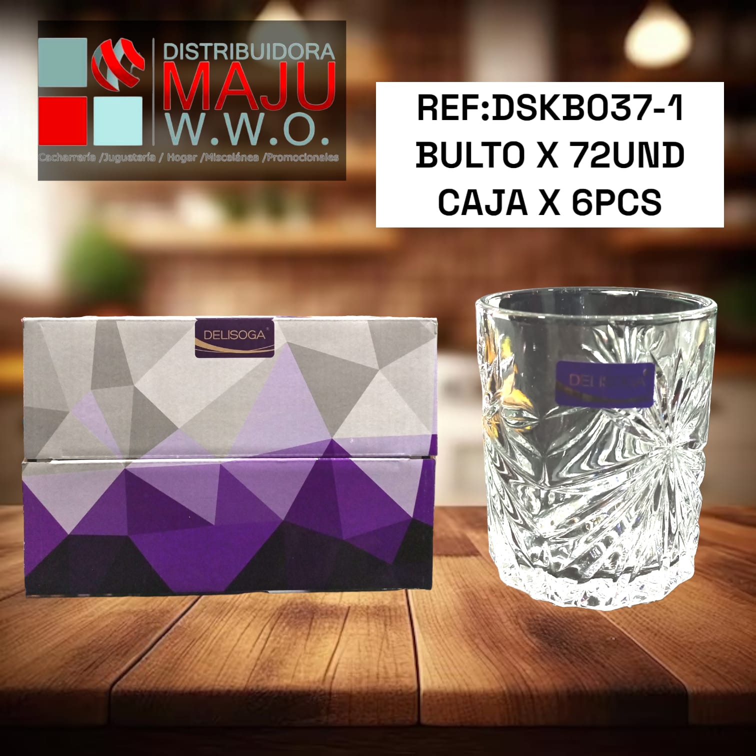 Dskb037-1 Vaso Flor Bicelada En Vidrio De 200Ml Ca