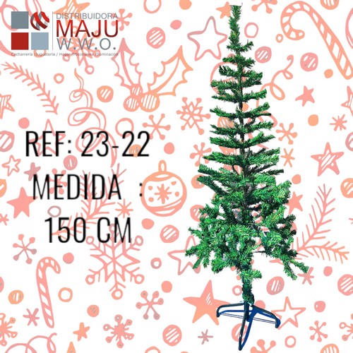23-22 Arbol Navidad Clasico De 150Cm {Do862}