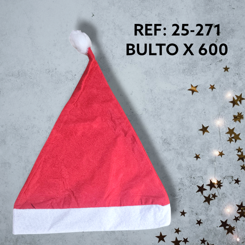 Gorro Navideño Diseño Clasico En Pcs 12- 38