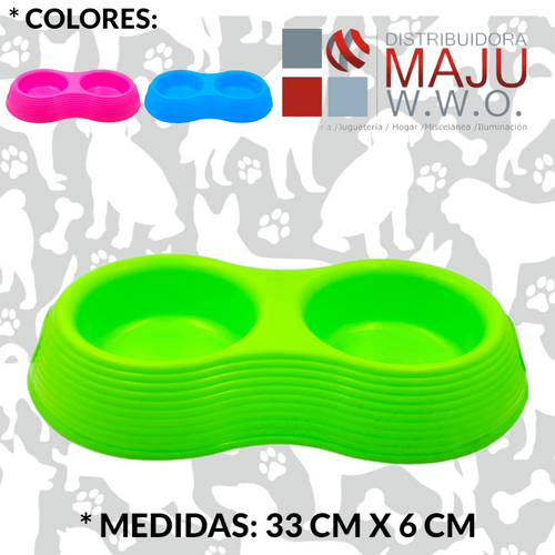 Comedero Para Mascota Dos Compartimientos Ova