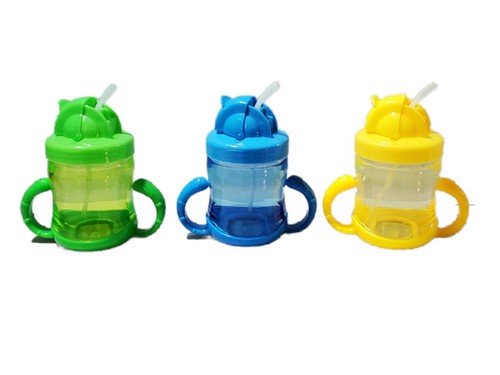 Botilo Bebe Con Agarraderas 200 Ml Tapa Tipo