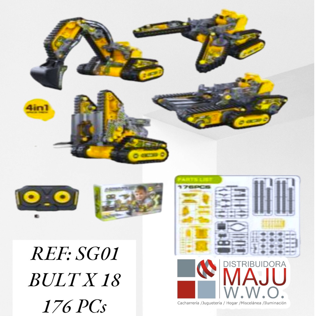 Vehiculo De Ingenieria Para Niños Armable A C