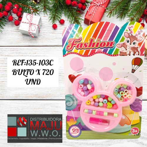 Set De Pulseras Para Niñas Raton En Blist