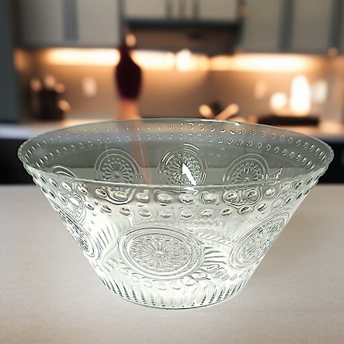 Frutero Acrilico 22 Cm Tipo Bowl Transp