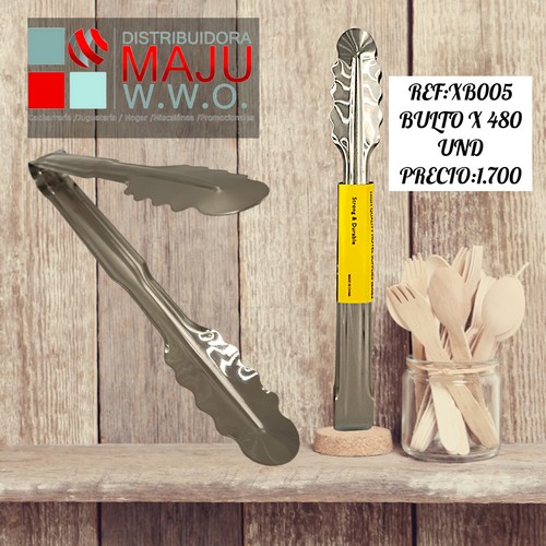 Pinzas De Cocina 25 X 4 Cm