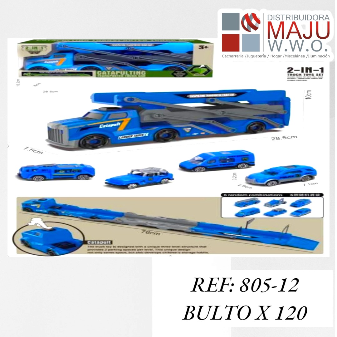 Carro Para Niños Catapulta Con Boton Eyecto