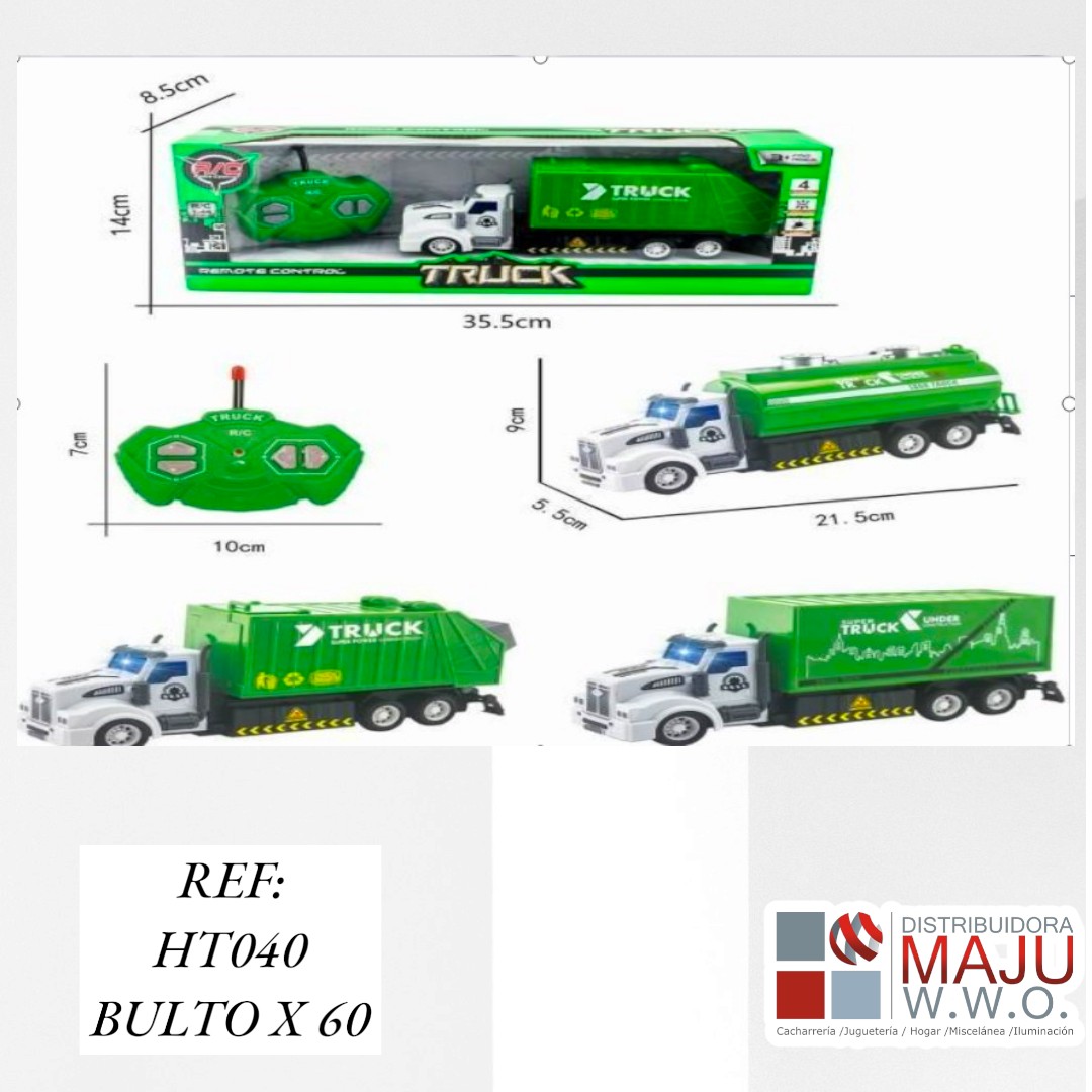 Camion Varios Modelos Con Control Remoto A P