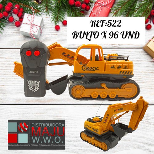 Retro Escabadora Radio Control Para Niño (Requ