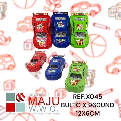 Carro De Rally En Bolsa Colores 12X6Cm {Do86