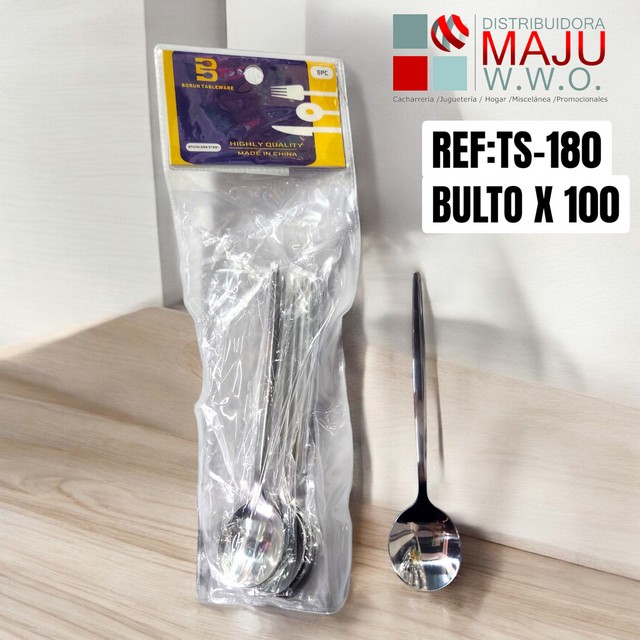 Set De Cucharas Dulceras Tipo Gurmet X 6 Pl