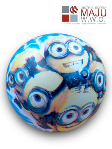 Pelota Caucho Estampada Diseños Infantiles
