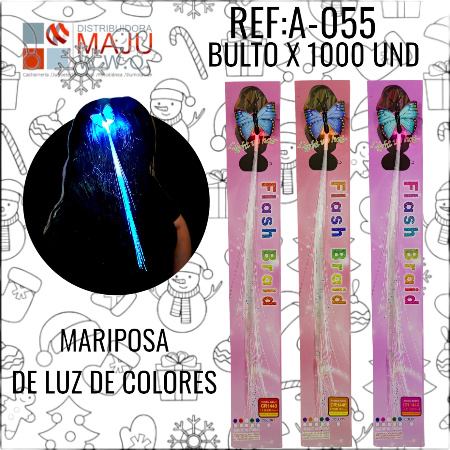 A-055 Espigas Decorativas En Friba Optica Y Maripo