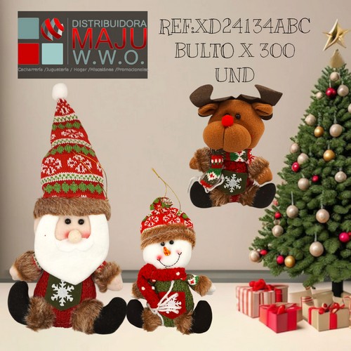Muñecos De Navidad Para Colgar Medianos