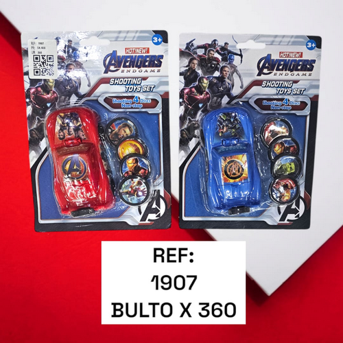 Juguete Carro Lanzador De Avengers