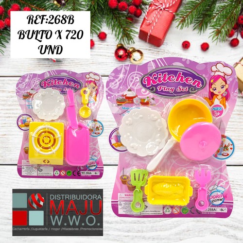 Set De Cocina En Blister Surtido Colores