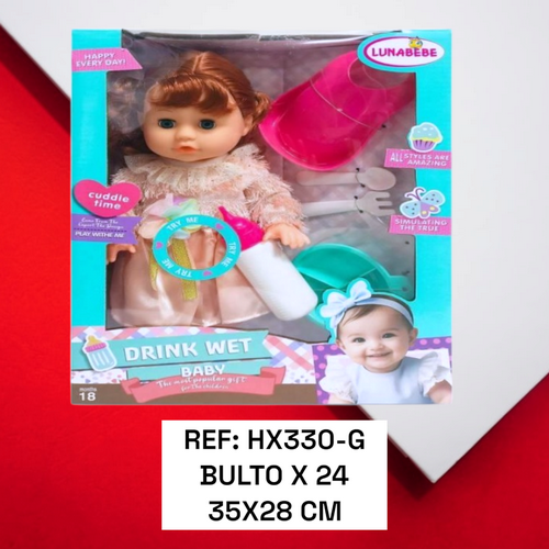 Muñeca Para Niña Con Accesorios Y Sonidos