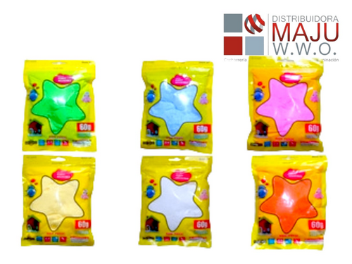 Foamy Modeable De Colores De 60G