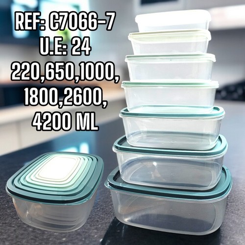 Recipiente Para Comida 220, 380, 650, 1000