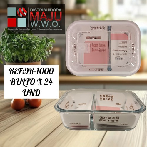 Recipiente Para Comida Rectangular En Vidr