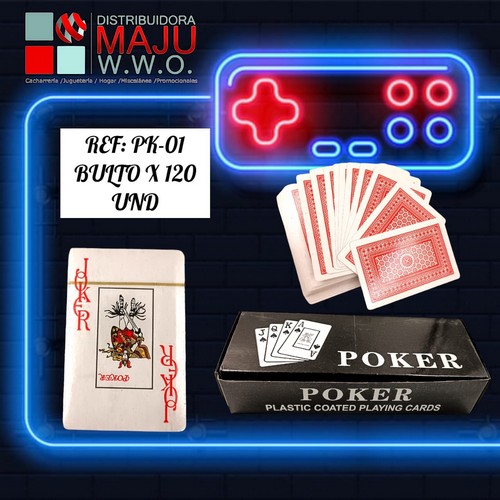 Juego De Poker Estandar X6Pcs {Do855}