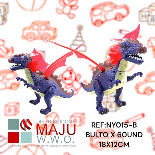 Dinosaurio Alado Con Luz Sonidos Y Movimie