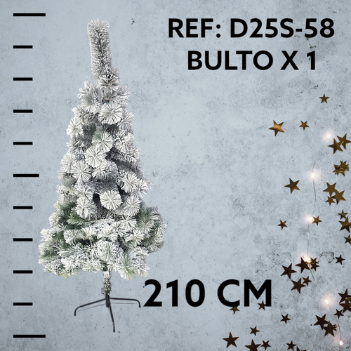 Arbol De Navidad Con Diseño De Nevado*210C