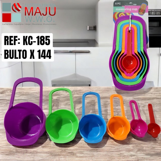 Cucharas Medidoras X6 Pcs De 7.5Ml Hasta 25