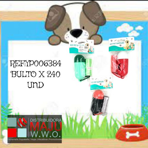 Dispensador De Bolsas Para Perro En Forma