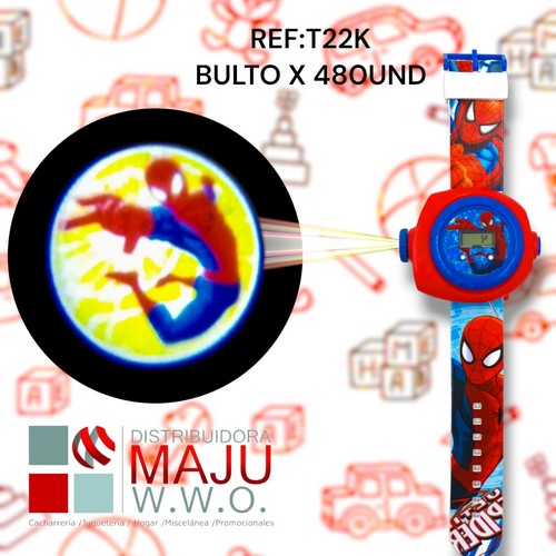 Reloj Proyector Super Heroe